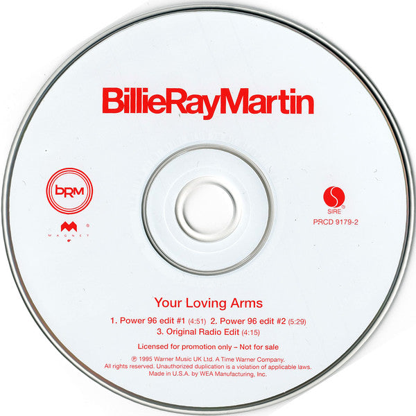 Billie Ray Martin: Your Loving Arms: Power 96 Edits Promo
