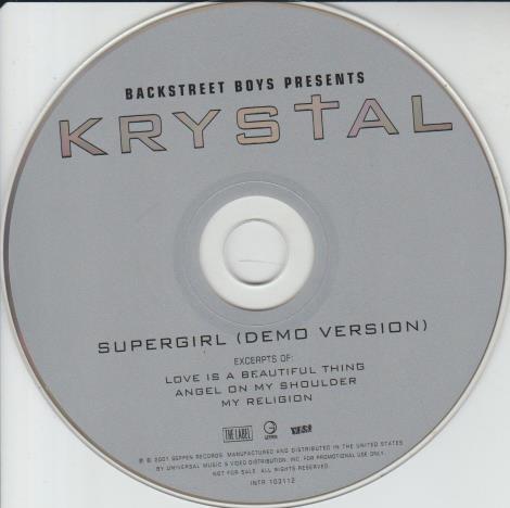 Backstreet Boys Presents: Krystal: Supergirl (Demo Version) Promo