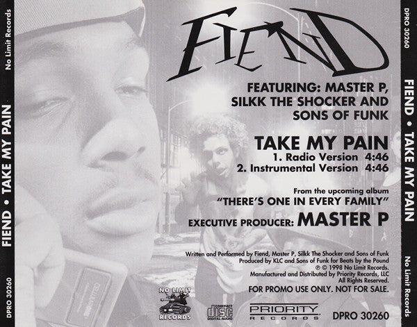 Fiend: Take My Pain Promo