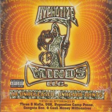 Hypnotize Minds: Da Unreleased, Unheard Joints Promo w/ Artwork
