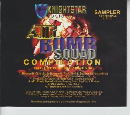 ATL Bomb Squad Compilation Sampler Promo