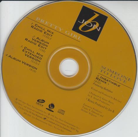 Jon B: Pretty Girl Promo, No Artwork