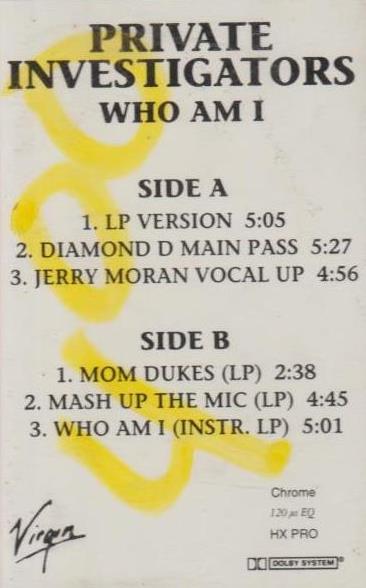 Private Investigators: Who Am I Promo w/ Artwork