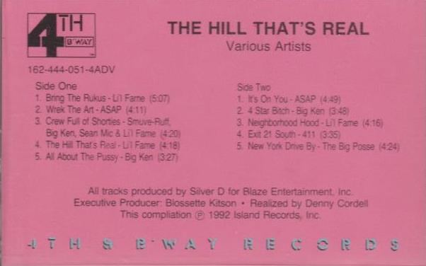 The Hill That's Real Promo w/ Artwork