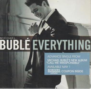 Michael Buble: Everything Advance Single w/ Artwork
