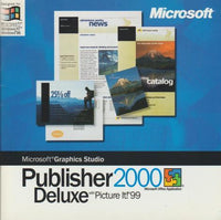 Microsoft Publisher 2000 Deluxe w/ Picture It! 99