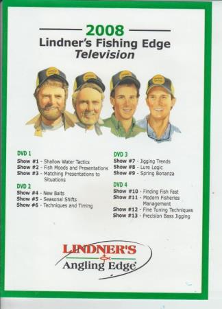 Lindner's Fishing Edge Television 2008 4-Disc Set - NeverDieMedia