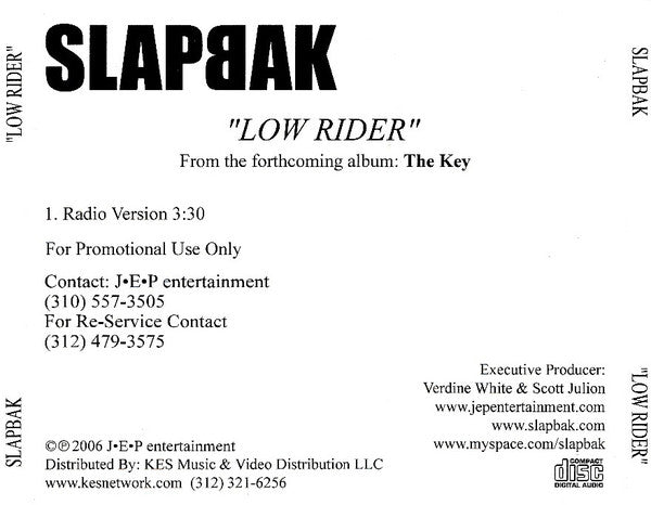 Slapbak: Low Rider Promo