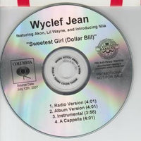 Wyclef Jean: Sweetest Girl (Dollar Bill) Promo w/ Artwork