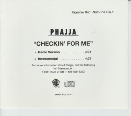 Phajja: Checkin' For Me Promo