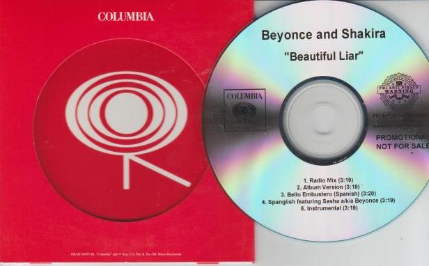 Beyonce & Shakira: Beautiful Liar Promo w/ Artwork