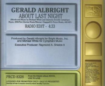 Gerald Albright: About Last Night Promo