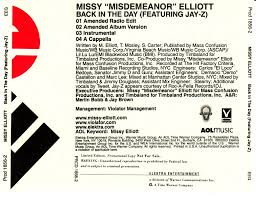 Missy Elliott: Back In The Day Promo
