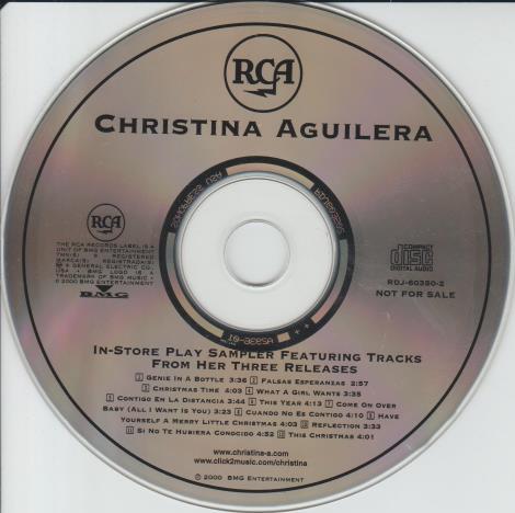 Christina Aguilera: In-Store Play Sampler Promo