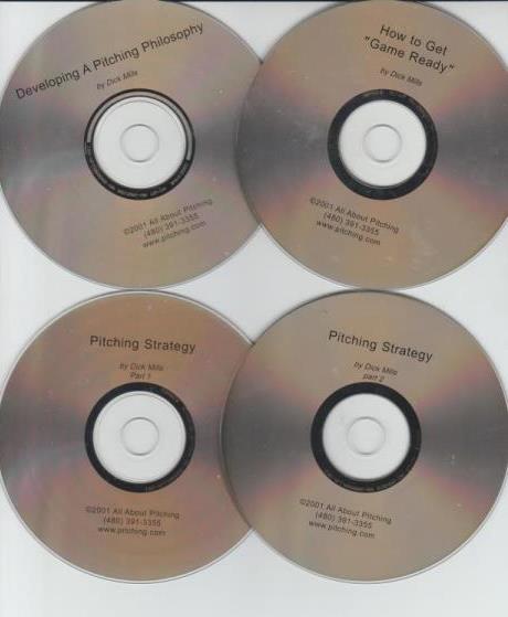All About Pitching Audio CD Lot Of 4