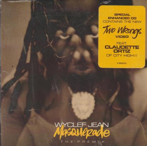 Wyclef Jean: Masquerade: The Premix Promo w/ Artwork