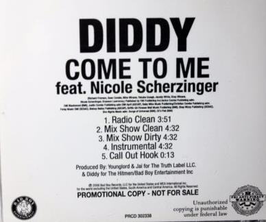 Diddy: Come To Me Promo
