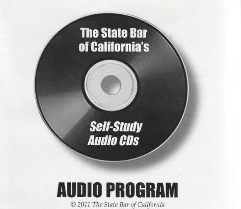 The State Bar Of California's Self-Study Audio CDs Audio Program 2011