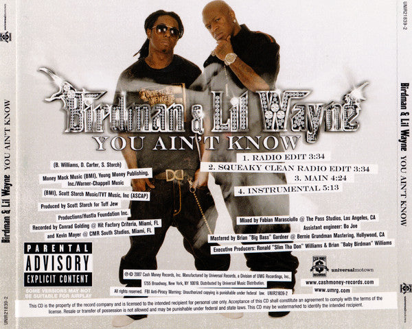 Birdman & Lil Wayne : You Ain't Know Promo