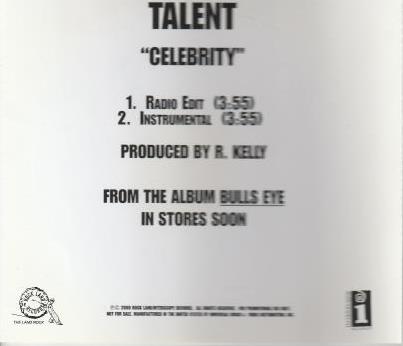 Talent: Celebrity Promo