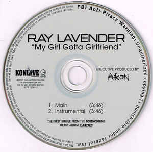 Ray Lavender: My Girl Gotta Girlfriend  GEFR-12182 Promo