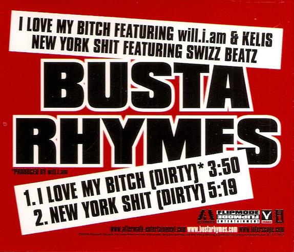 Busta Rhymes: I Love My Bitch / New York Shit Promo