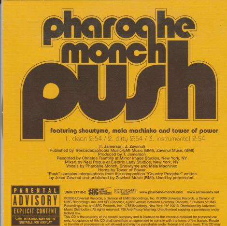 Pharoahe Monch: Push Promo w/ Artwork