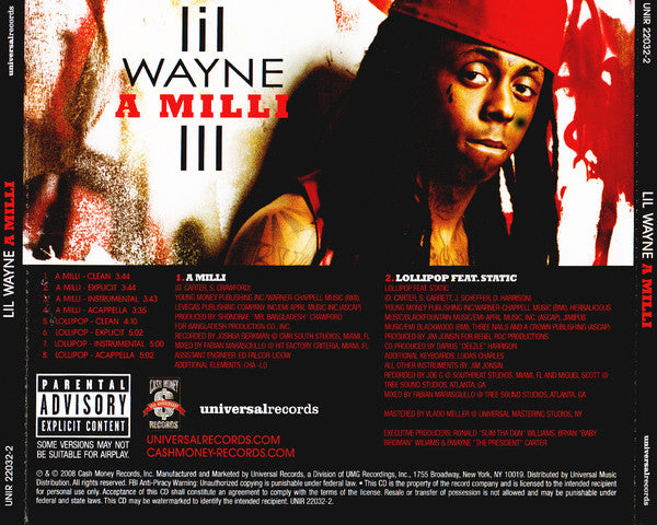 Lil Wayne: A Milli Promo