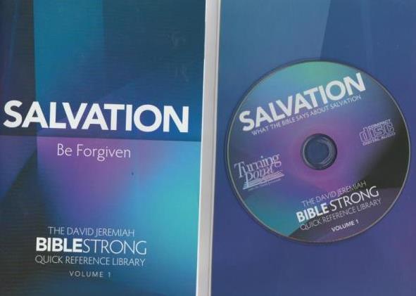 The David Jeremiah Bible Strong Living Library: Salvation: Be Forgiven Volume 1 w/ CD & Book