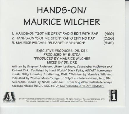 Hands-On / Maurice Wilcher: Got Me Open / Please Promo