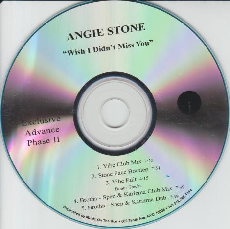 Angie Stone: Wish I Didn't Miss You: Exclusive Advance Phase II Promo