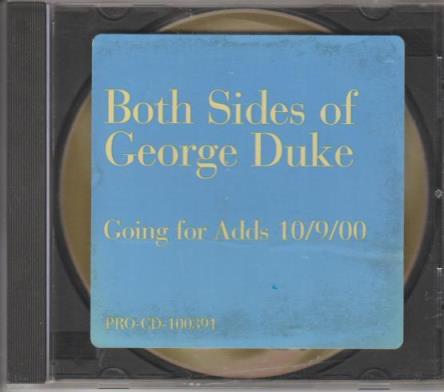 George Duke: Both Sides Of Cool Promo w/ Artwork