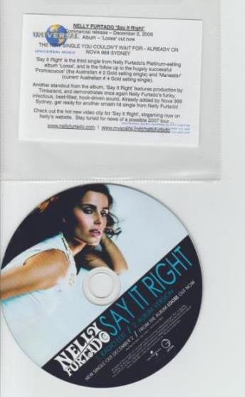 Nelly Furtado: Say It Right Promo