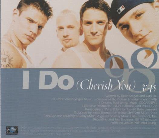98 Degrees: I Do (Cherish You) Promo w/ Artwork – NeverDieMedia