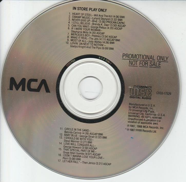 MCA In Store Play Only Promo
