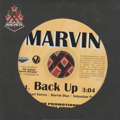Marvin: Back Up Promo w/ Artwork