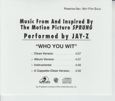 Jay-Z: Who You Wit Promo