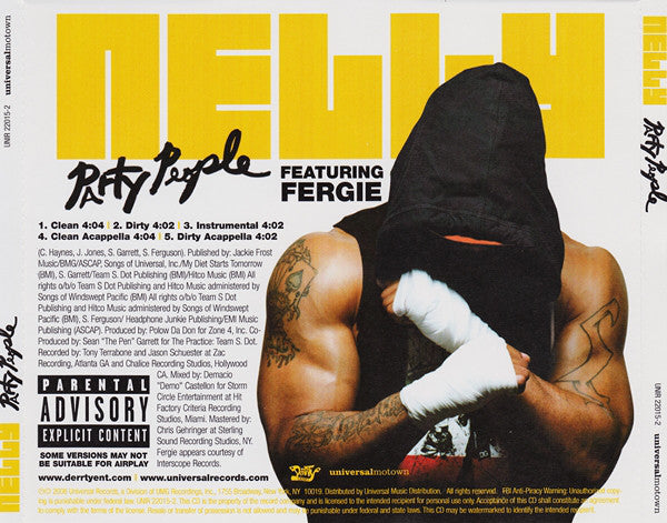 Nelly: Party People Promo w/ Artwork