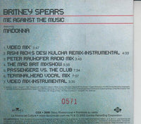 Britney Spears: Me Against The Music Numbered Promo w/ Artwork