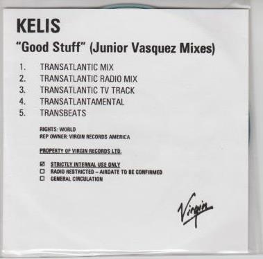 Kelis: Good Stuff (Junior Vasquez Mixes) w/ Artwork