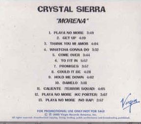 Crystal Sierra: Morena Promo