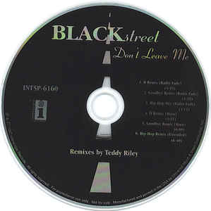 Blackstreet: Don't Leave Me: Remixes By Teddy Riley Promo