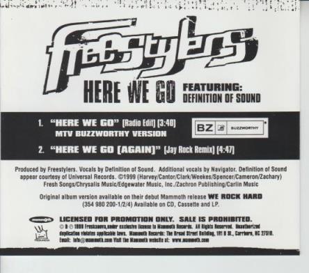 Freestylers: Here We Go Promo