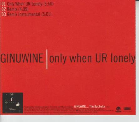 Ginuwine: Only When UR Lonely Promo