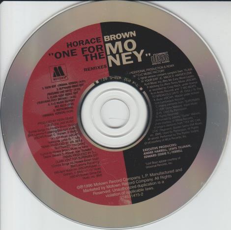 Horace Brown: One For The Money: Remixes Promo