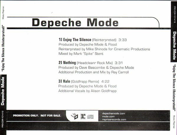Depeche Mode: Enjoy The Silence (Reinterpreted) Promo