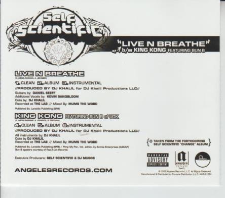 Self Scientific: Live N Breathe / King Kong Promo