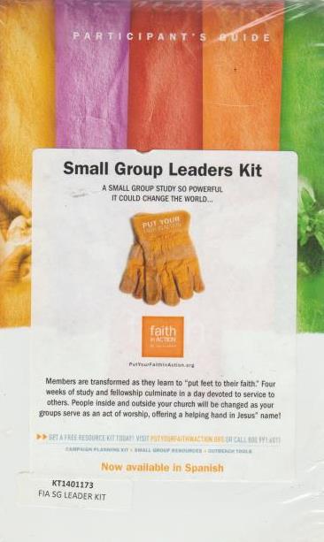 Faith In Action: Small Group Leaders Kit w/ DVD, Participant's Guide, & Gospel of Luke Camp