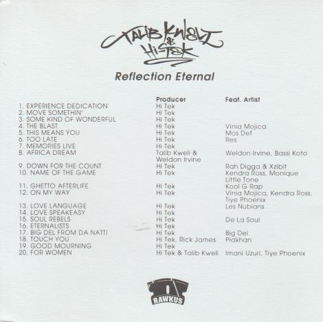 Talib Kweli & Hi Tek: Reflection Eternal: Train Of Thought Promo w/ Artwork