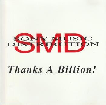 Sony Music Distribution: Thanks A Billion! Promo w/ Artwork